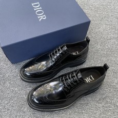 DIOR EXPLORER 블랙 가죽 더비슈즈 001-180657