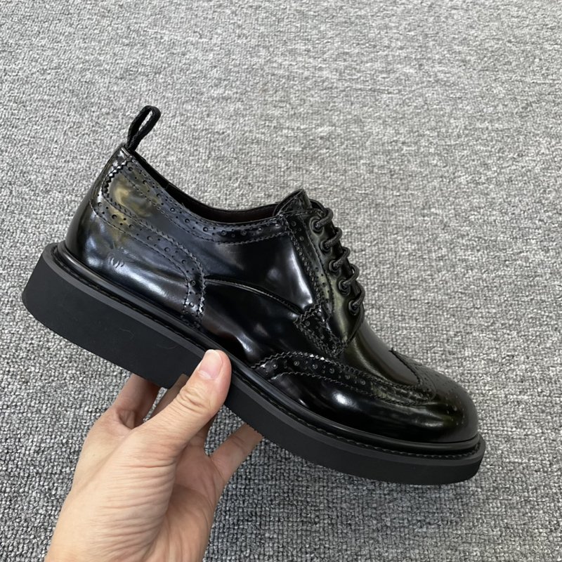 DIOR EXPLORER 블랙 가죽 더비슈즈 001-180657