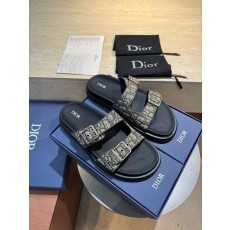Dior Aqua 남성 크로스 밴드 패턴 슬리퍼 001-180663