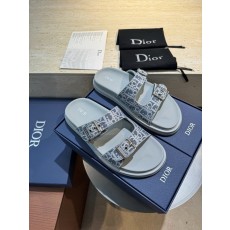 Dior Aqua 남성 캔버스 샌들 슬리퍼 001-180664