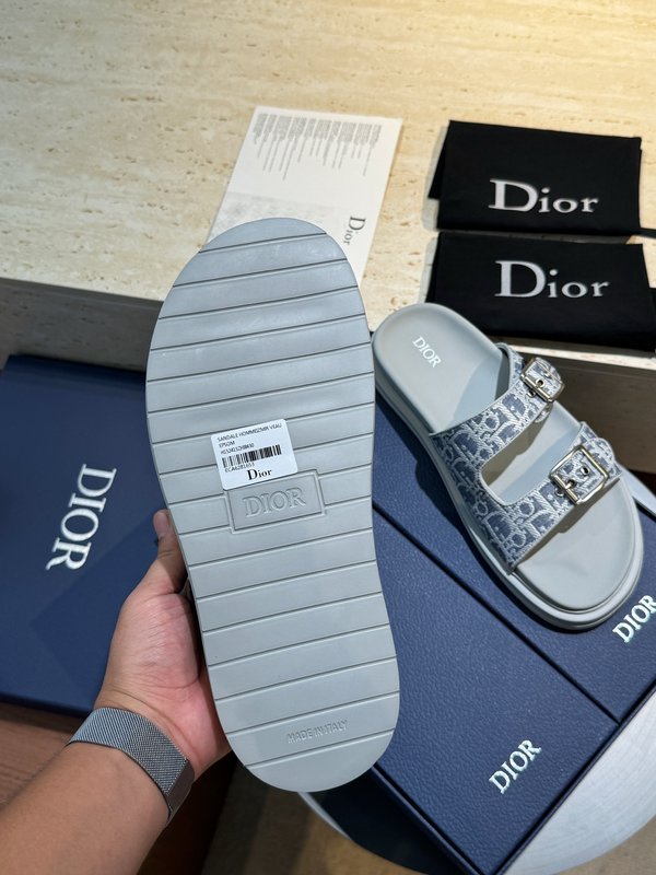 Dior Aqua 남성 캔버스 샌들 슬리퍼 001-180664