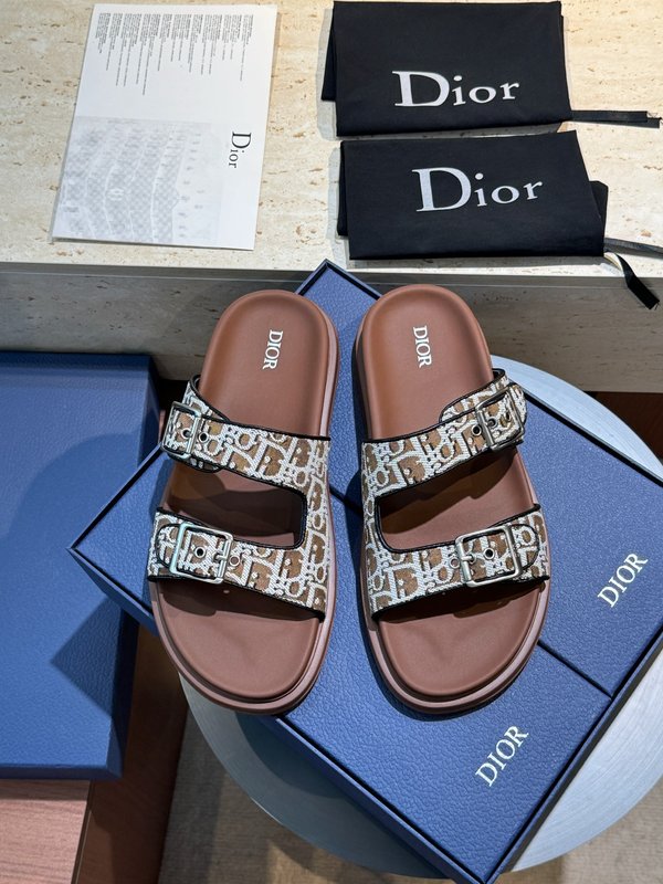 Dior Aqua 남성 크로스 밴들 샌들 001-180666