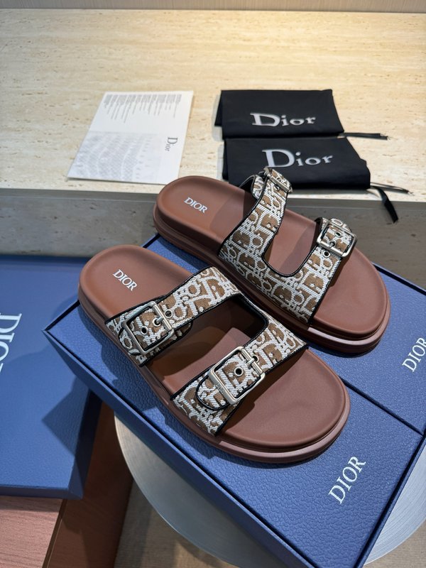 Dior Aqua 남성 크로스 밴들 샌들 001-180666