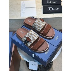 DIOR Aqua 남성 크로스 밴드 캔버스 샌들 001-180670