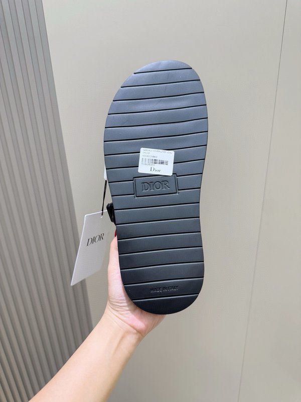 DIOR Aqua 남성 크로스 밴드 슬리퍼 샌들 001-180672