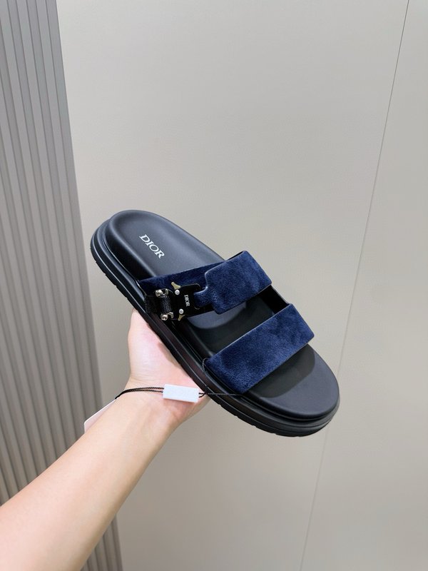 디올 아쿠아 남성용 크로스 스트랩 샌들 001-180675