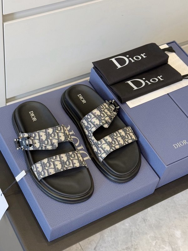 Dior Aqua 남성 크로스 밴드 슬리퍼 001-180676