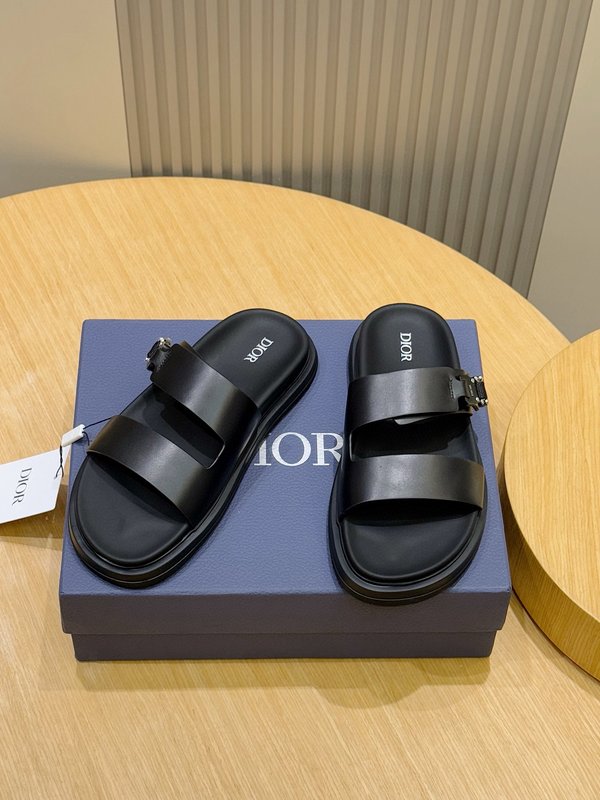 DIOR Aqua 남성 크로스 밴드 슬리퍼 001-180677