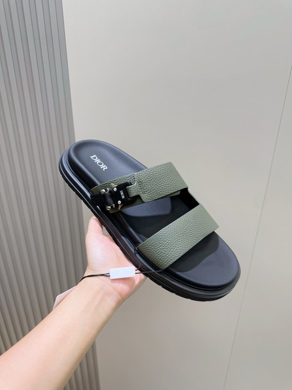 Dior Aqua 남성 크로스 밴드 슬리퍼 샌들 001-180678