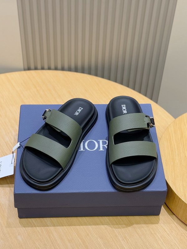Dior Aqua 남성 크로스 밴드 슬리퍼 샌들 001-180678