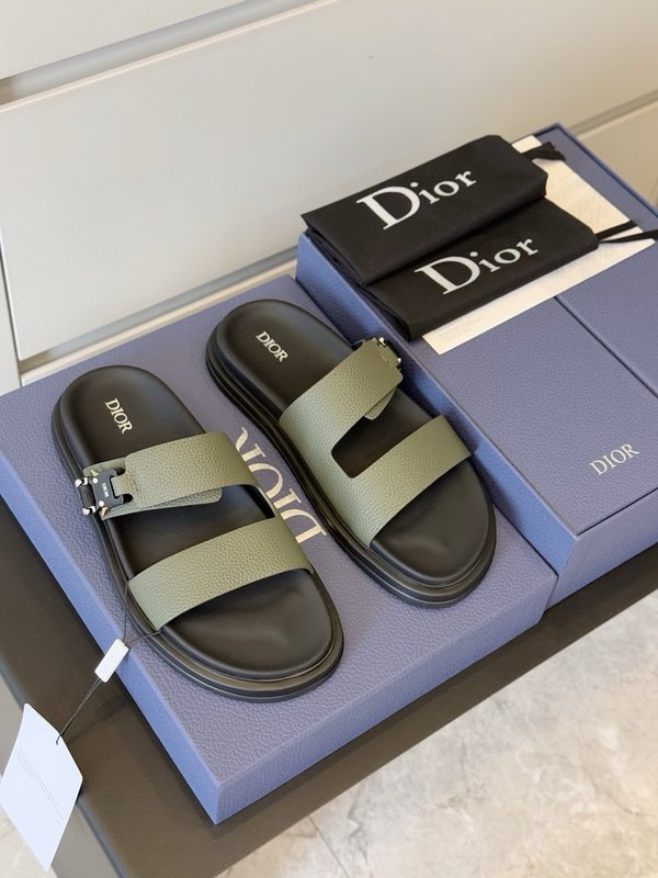 Dior Aqua 남성 크로스 밴드 슬리퍼 샌들 001-180678
