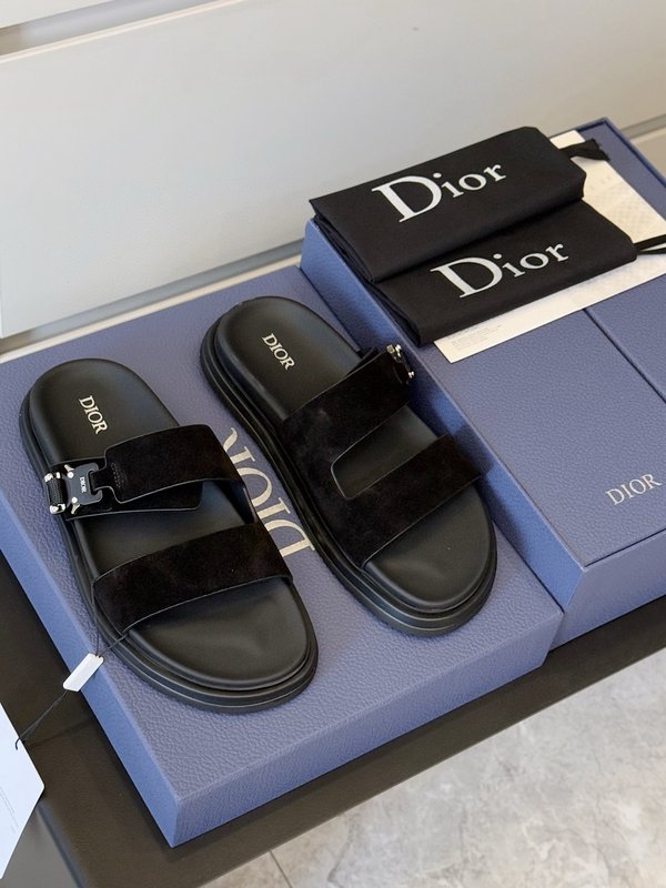 DIOR Aqua 남성 교차 스트랩 샌들 001-180681