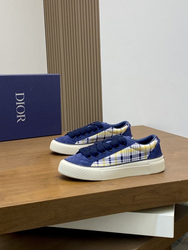 디올 Dior B33 시리즈 네이비 화이트 운동화 001-180780