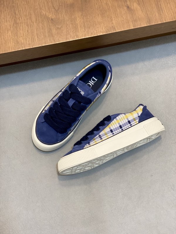 디올 Dior B33 시리즈 네이비 화이트 운동화 001-180780
