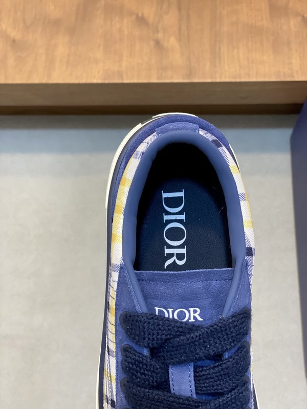 디올 Dior B33 시리즈 네이비 화이트 운동화 001-180780