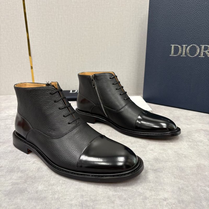 Dior 디오르 남성 스플라이스 미들 부츠 001-180785