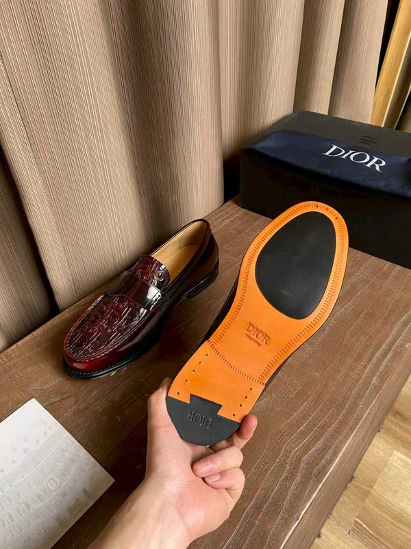 Dior 남성 수입 송아지 가죽 수제 구두 001-180814