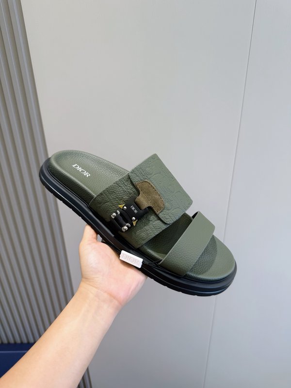 Dior Aqua男士 크로스 밴드 슬리퍼 001-180842