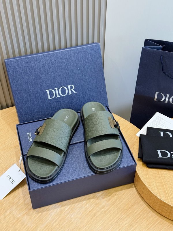 Dior Aqua男士 크로스 밴드 슬리퍼 001-180842