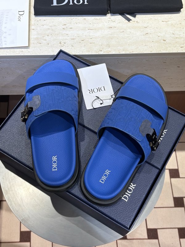 Dior Aqua 남성 크로스 밴드 슬리퍼 샌들 001-180853