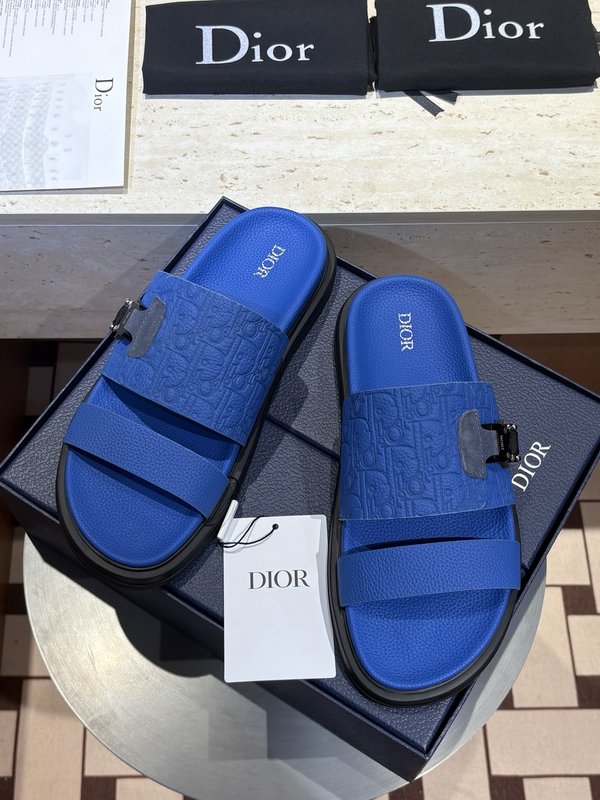 Dior Aqua 남성 크로스 밴드 슬리퍼 샌들 001-180853