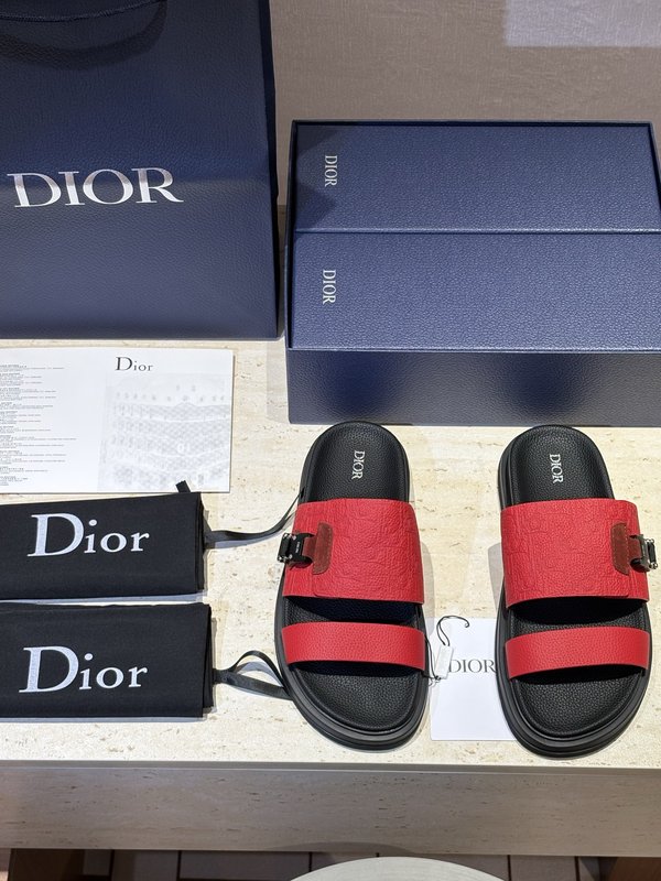 Dior Aqua男士 크로스 스트랩 샌들 001-180854