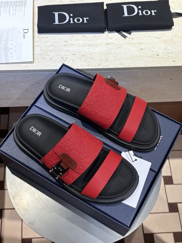 Dior Aqua男士 크로스 스트랩 샌들 001-180854