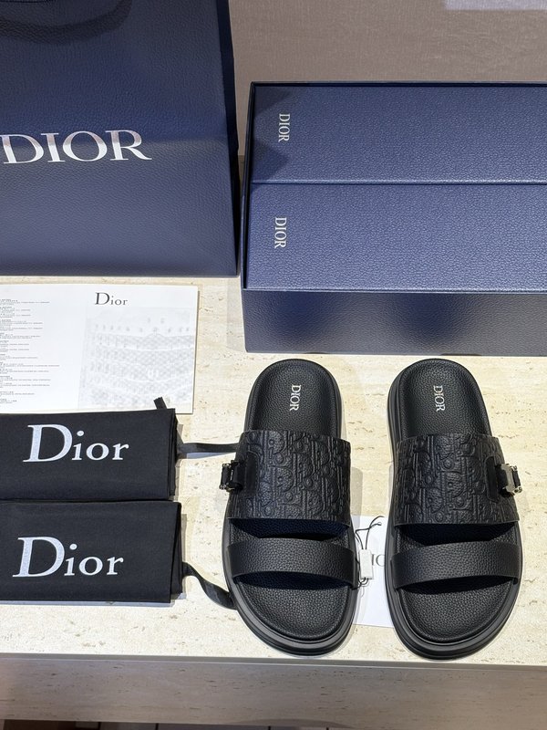 Dior Aqua 남성 크로스 밴드 캔버스 샌들 001-180859