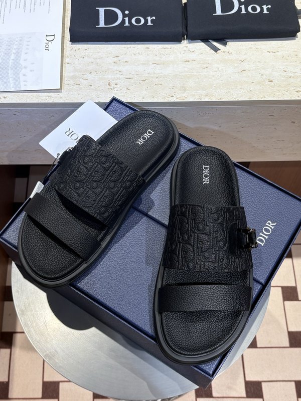 Dior Aqua 남성 크로스 밴드 캔버스 샌들 001-180859