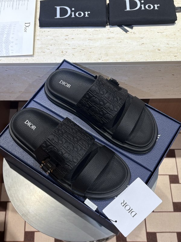 Dior Aqua 남성 크로스 밴드 캔버스 샌들 001-180859