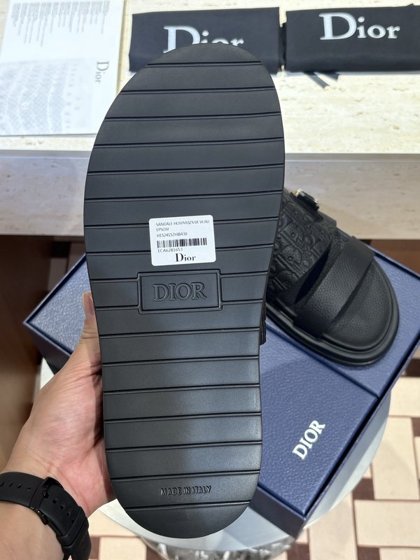 Dior Aqua 남성 크로스 밴드 캔버스 샌들 001-180859