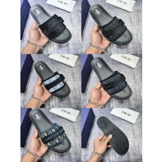 디올 뉴 블랙 캐주얼 슬리퍼 001-180865