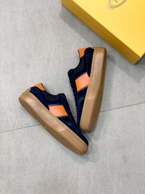 TODS 토즈 새로운 소가죽 운동화 001-180878