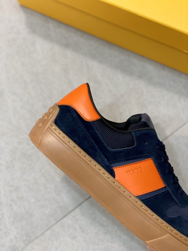 TODS 토즈 새로운 소가죽 운동화 001-180878