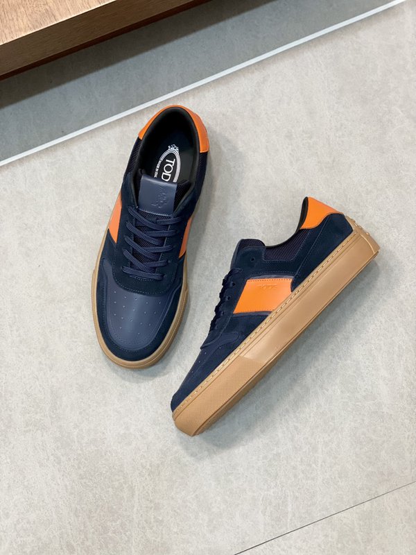 TODS 토즈 새로운 소가죽 운동화 001-180878
