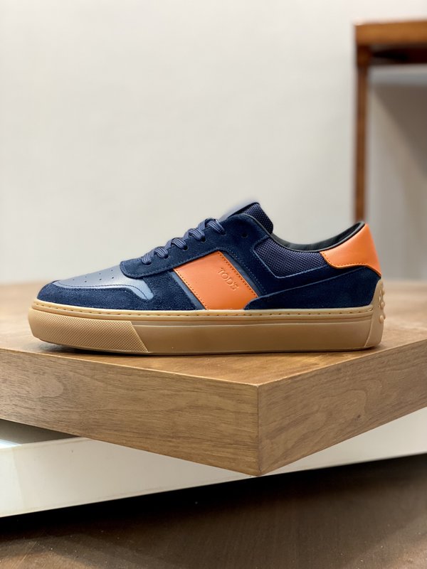 TODS 토즈 새로운 소가죽 운동화 001-180878
