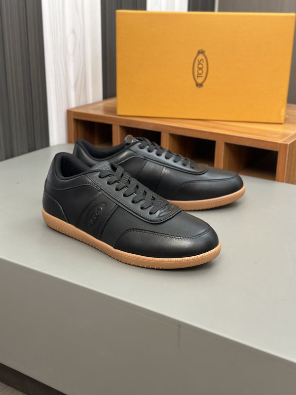 TODS No_ Code 패브릭 가죽 스니커즈 001-180884
