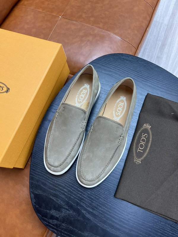 TOD'S 토즈 남성 스웨이드 로퍼 슈즈 001-180896