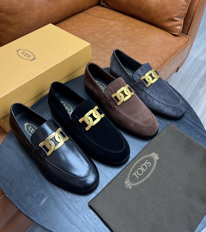 TODS 브랜드 가죽 바닥 로퍼 001-180902