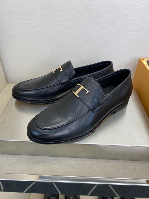 TODS 런웨이 더비 슈즈 가죽 바닥 001-180913