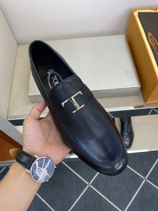 TODS 런웨이 더비 슈즈 가죽 바닥 001-180913