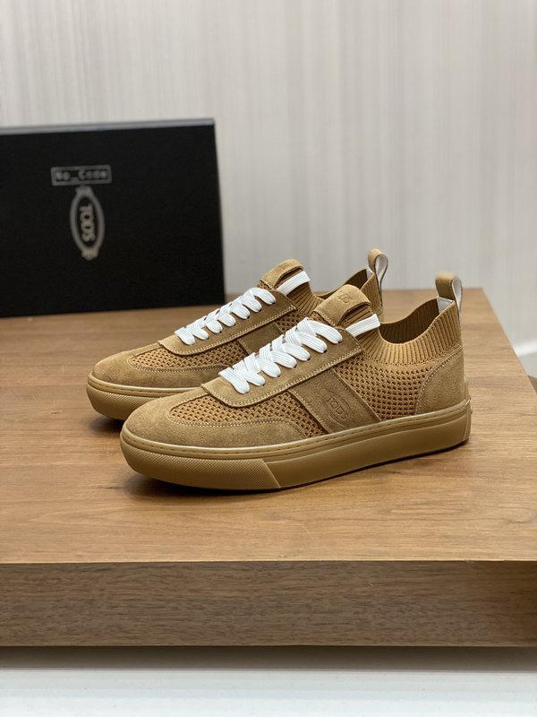 Tods 남성 니트 스플라이싱 운동화 001-180914