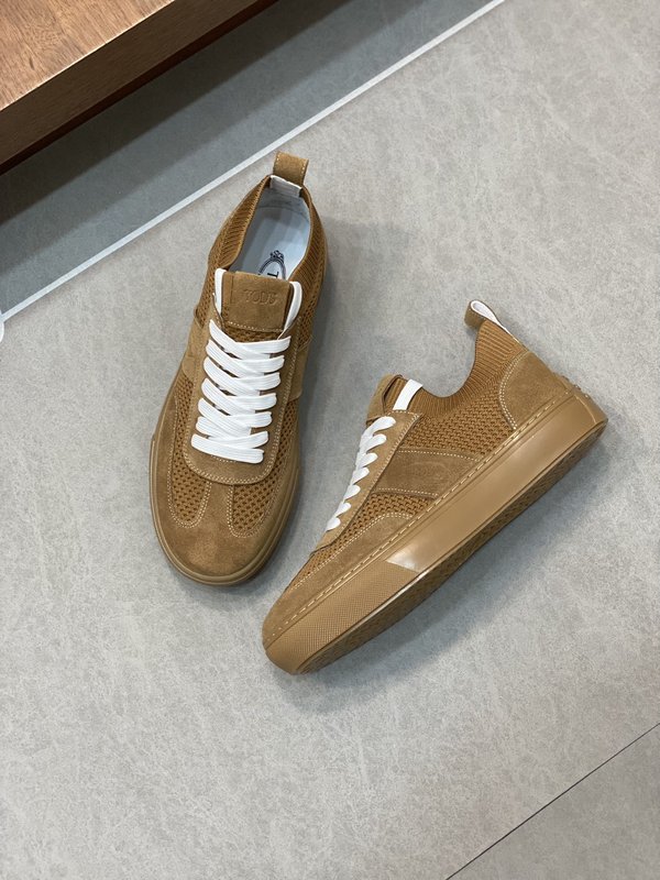 Tods 남성 니트 스플라이싱 운동화 001-180914