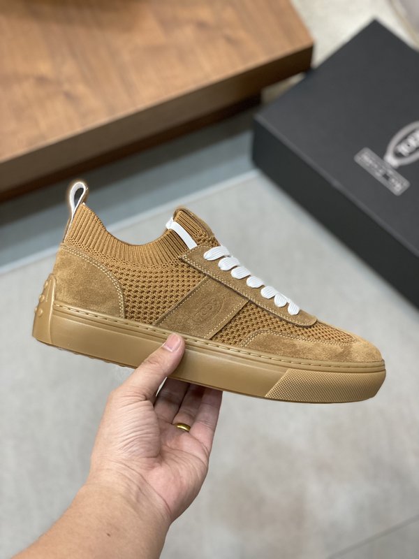 Tods 남성 니트 스플라이싱 운동화 001-180914