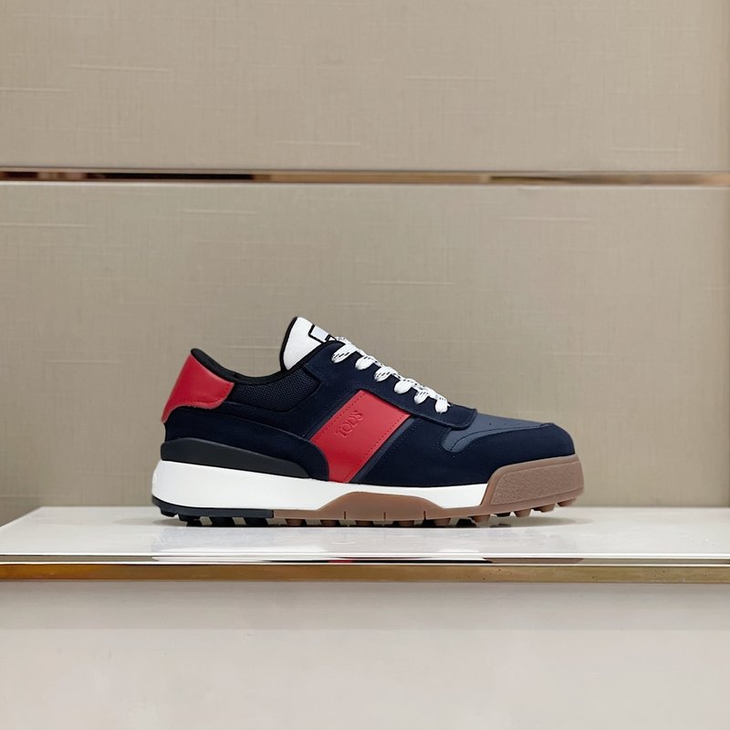 Tods 남성 가죽 패치 운동화 001-180929