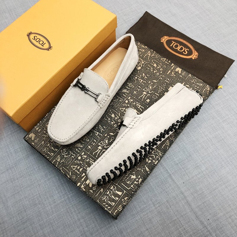 Tods 남성 스웨이드 드라이빙 슈즈 001-180943
