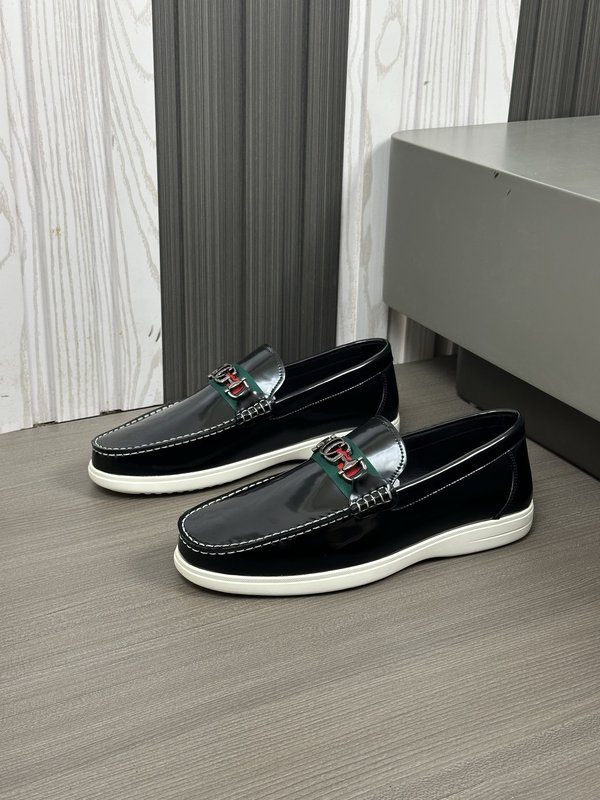 Tods 스타일 남성 수입 소가죽 수제 로퍼 001-180990