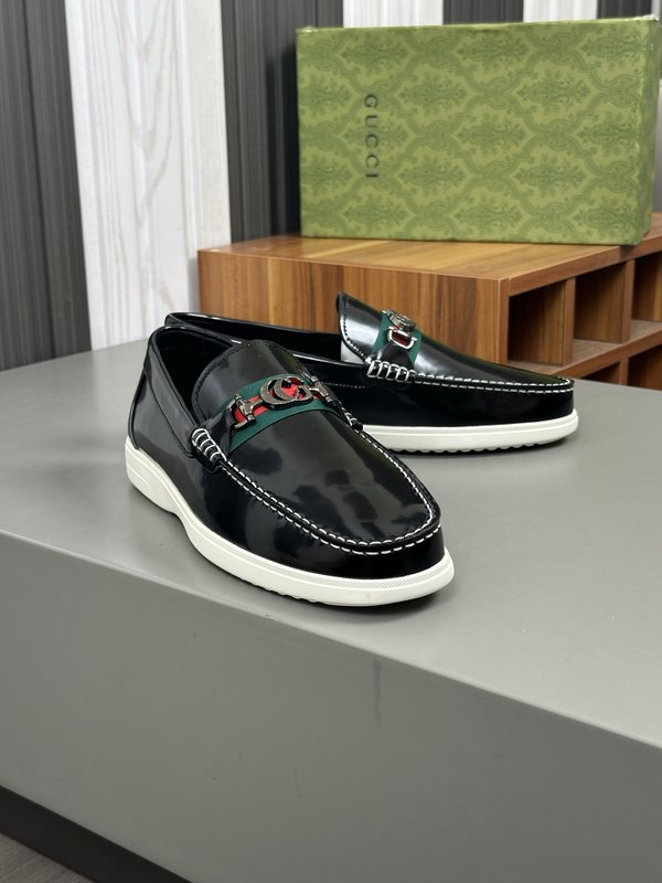 Tods 스타일 남성 수입 소가죽 수제 로퍼 001-180990