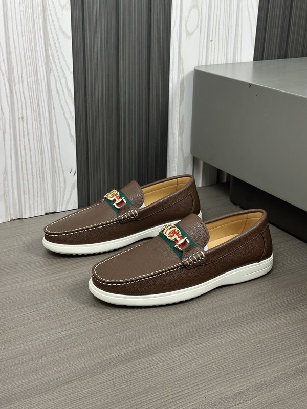 Tods 스타일 남성 수입 소가죽 수제 로퍼 001-180991