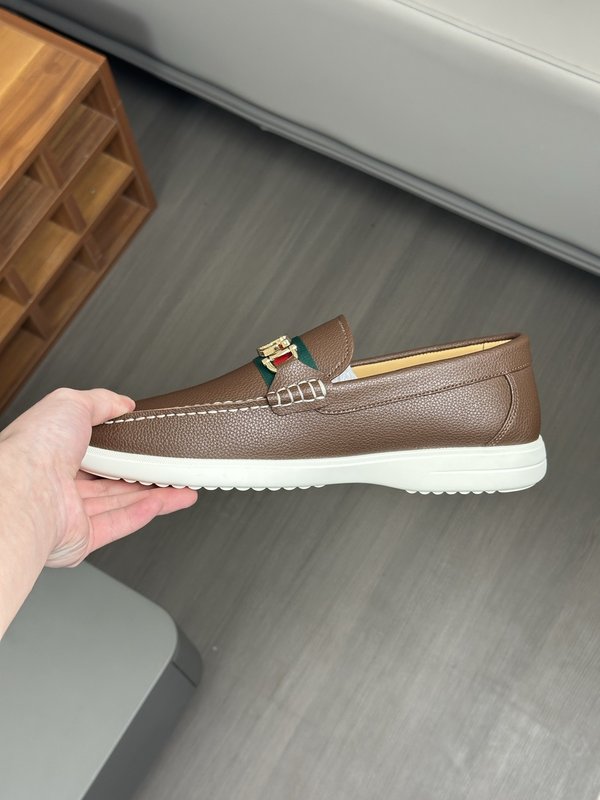 Tods 스타일 남성 수입 소가죽 수제 로퍼 001-180991